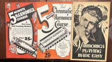 1920s And 30s Lot Of Harmonica Playing Booklets, Koch, Hoener  Super Nice 