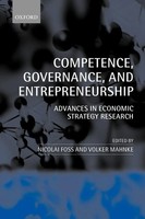 Competence, Governance, And Entrepreneurship Nicolai Foss (U. A.) Taschenbuch