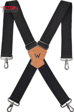 WELKINLAND 2Inch-Wide Heavy Duty Work Suspenders for Men
