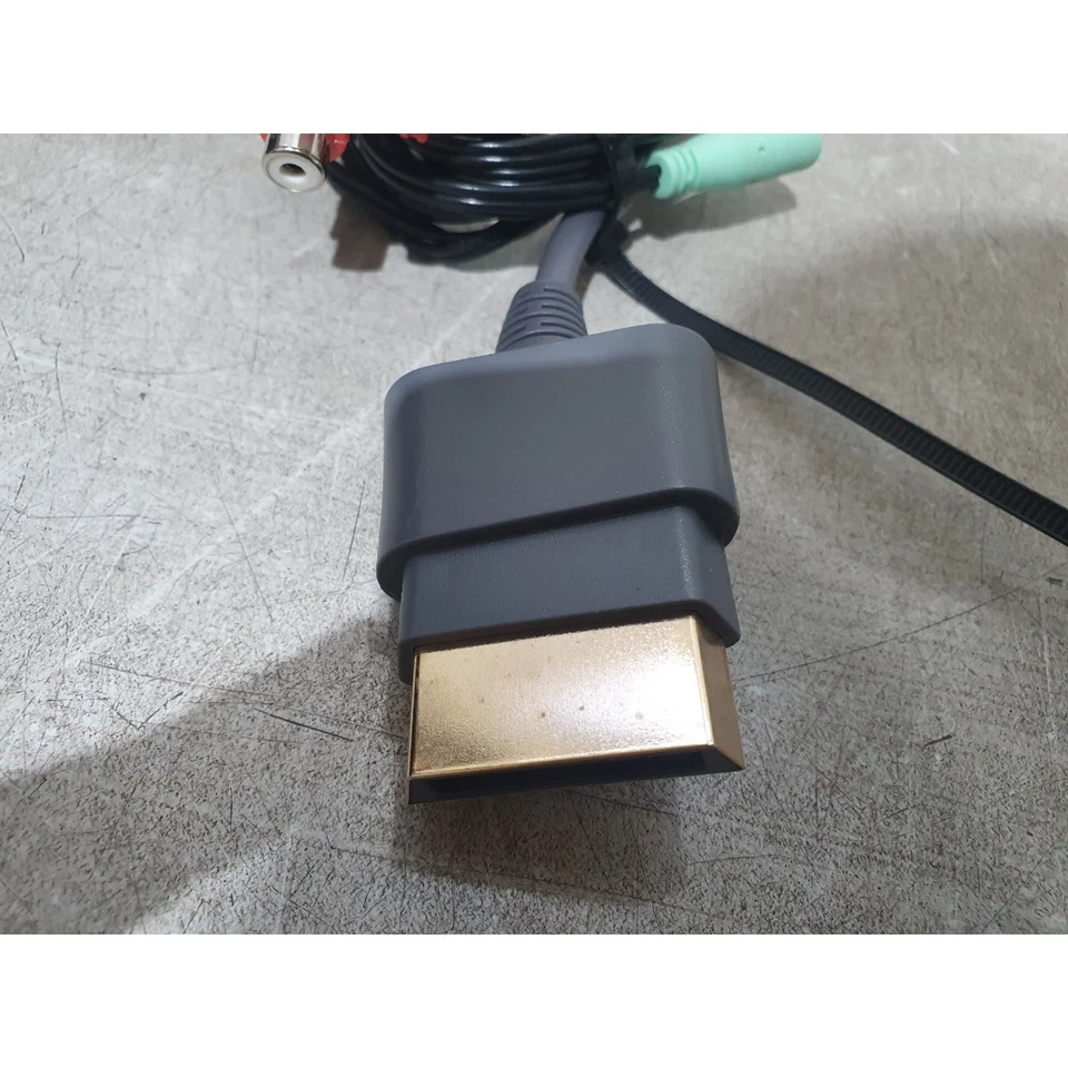 Grey RCA Optical Audio Adapter Converter & RCA Cables for Microsoft Xbox 360 - Image 4 of 4