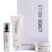 Lorde + Belle 3 Piece Anti Aging Skin Care Regimen NEW NIB MSRP $199