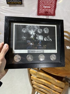 Walt Disney World Framed Coin Set - Commemorative Park Icons