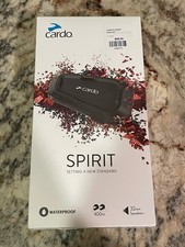 Cardo Spirit Bluetooth Motorcycle Helmet Headset 400m Waterproof 32mm Speakers
