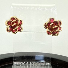 Kate Spade Jeweled Rosette Stud Post Earrings...