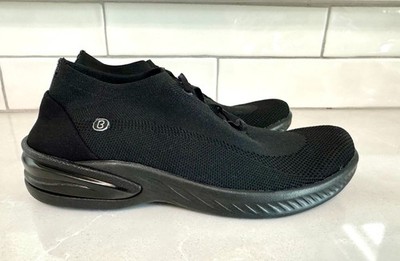 BZEES WMS BLACK ''SLIP-ON'' SHOES -SIZE 6(US)-ARCH SUPPORT-NWOB