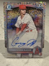 George Klassen 2025 Bowman - Chrome Autograph  #CPA-GK Speckle Refractor /299 