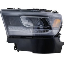 2019-2024 RAM 1500 DRIVER LEFT LED HEADLIGHT CHROME CH2502332