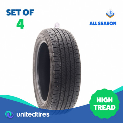 Set of (4) Used 225/55R19 Goodyear Assurance MaxLife 99V - 8.5-9/32