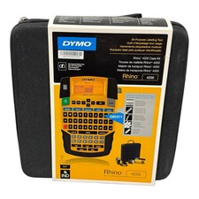 Dymo Rhino 4200 Case Kit All-purpose Labeling Tool Maker 19MM 3/4" Bundle NEW