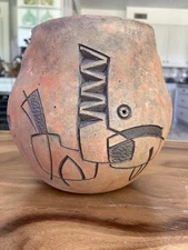 Paolo Soleri Cosanti Ceramic Vessel 8” – Square PS Mark – Modernist Pottery