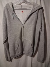 Hanes Full Zip Hoodie Hooded Sweatshirt USA Grown Cotton Blend S-3XL NEW 