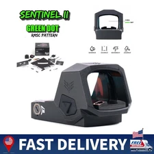 Swampfox Sentinel2 II 3 MOA 1x20mm Green Dot Sight  RMSc Footprint Shake Awake