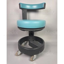 Siemens Sirona Rollhocker/Arzthocker/Behandlerstuhl türkis | Praxisausstattung
