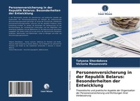 Tatyana Sherdakova (U. A.) | Personenversicherung In Der Republik Belarus:...
