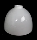 Vintage 8" wide 6" high Milk Glass Dome Lamp/Light Shade 2 1/4" fitter