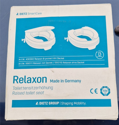 Dietz Toilettensitzerhöhung Relaxon B - Protect mit Deckel ungeöffnet versiegelt