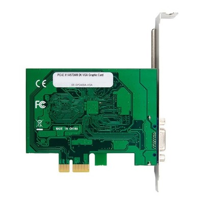 ST425 PCIe X1 AST2400 2K VGA Card 1920 X1200 32bpp@60Hz for Win10