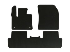 Velours Fußmatten für DS7 Crossback ab Bj. 2018 Automatten Passform LUX 3-tlg.