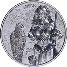 2025 Germania 1 Ounce Silver 5 Mark Valkyries Arnhild BU - OGP COA - STOCK