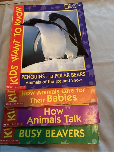 4 Books Kids Want To Know Penguins Beavers How Animals Care For Their Babies