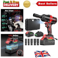 Complete Impact Wrench Set - 21V Cordless Driver with Fast Charger & Storage Box