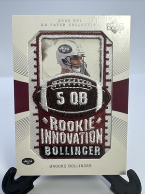 2003 Upper Deck UD Patch Collection - Brooks Bollinger #131 (RC)
