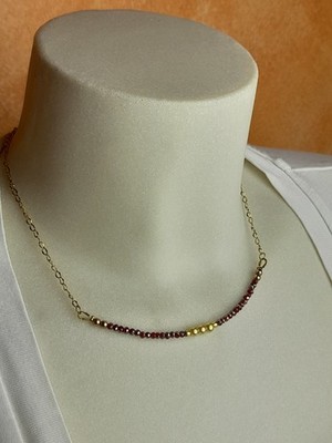 Damen Kette mit Perleneinsatz. Sehr feine Kette