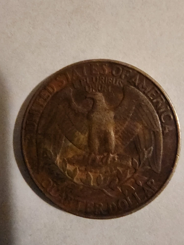 1990 Quarter with Missing Clad Layer Mint Error EXTREMELY Collectable Coin - Image 3 of 4