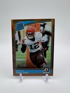2018 Panini Donruss Optic Bronze Holo Rated Rookie Denzel Ward 198 RC