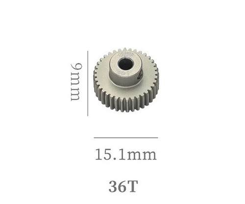 HARD COATED ALU 64P PITCH 21T - 54T PINION GEAR FOR 1/8 1/10 CAR BUGGY MONSTER - Picture 40 of 58