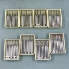 5 Pcs Dental Carbide Burs RA1/2/3/4/5/6/7/8 Round for Low Speed Handpiece