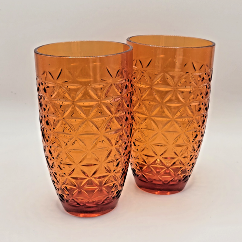 2er Set Phantom Chef 19 Unzen Orange Ombre Acryl Becher Bruchsicher Tassen - Bild 1 von 9