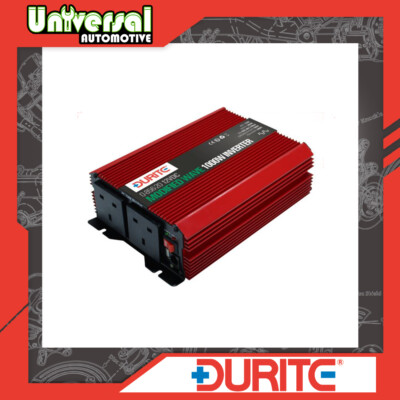 Durite 1000W 12V DC to 230V AC Compact Modified Wave Voltage Inverter