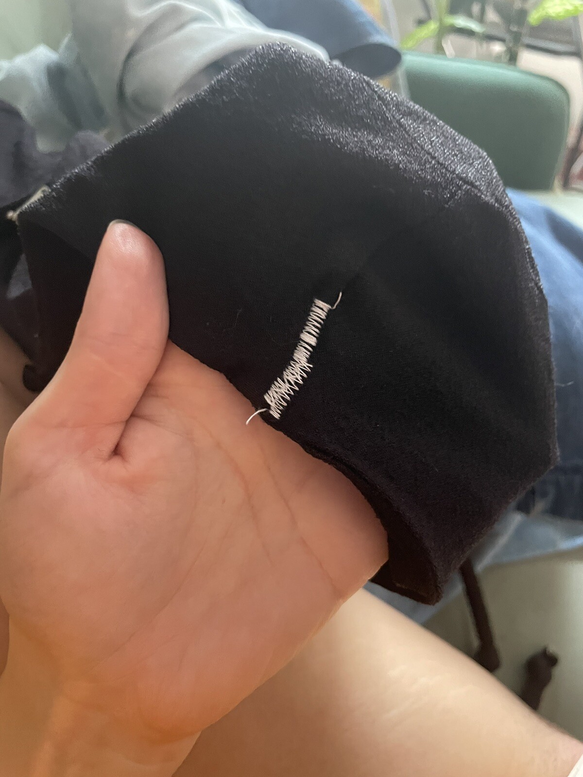 Watercolor psychadelic mini dress 70s - image 7