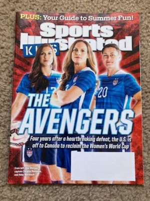 June 2015 Alex Morgan Abby Wambach Sports Illustrated For Kids Magazine NO CARDS