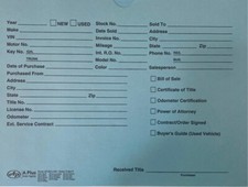 Deal Jackets for New and Used Auto Sales • AP-DSA-546 Blue • Qty 500(P5)