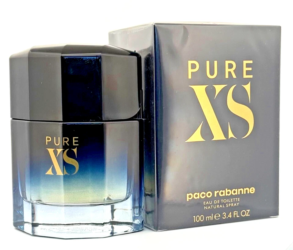 Eau de Toilette Paco Rabanne Pure XS 3,4 OZ 100 ml spray para hombre Foto 2 de 4