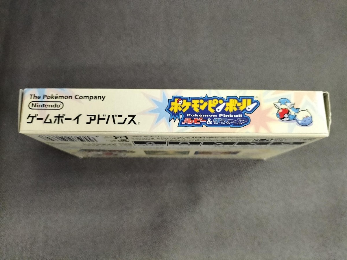 Pokemon Pinball Ruby & Sapphire Nintendo Gameboy Advance GBA Pokemon Pinball Ruby & Sapphire Nintendo Gameboy Advance GBA