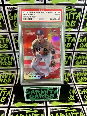 その他 2013 Panini EEE Kris Bryant auto 2013 Panini USA Baseball Champions PSA 9 - Kris Bryant RC