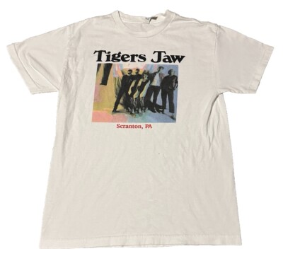 Tigers Jaw Run For Cover Records Size Medium Band T-Shirt