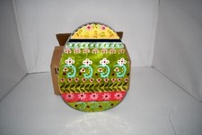 Mackenzie-Child Calico LARGE Lidded Egg Box 35517-4338 NIB