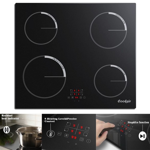 24 electric cooktop 4 burners