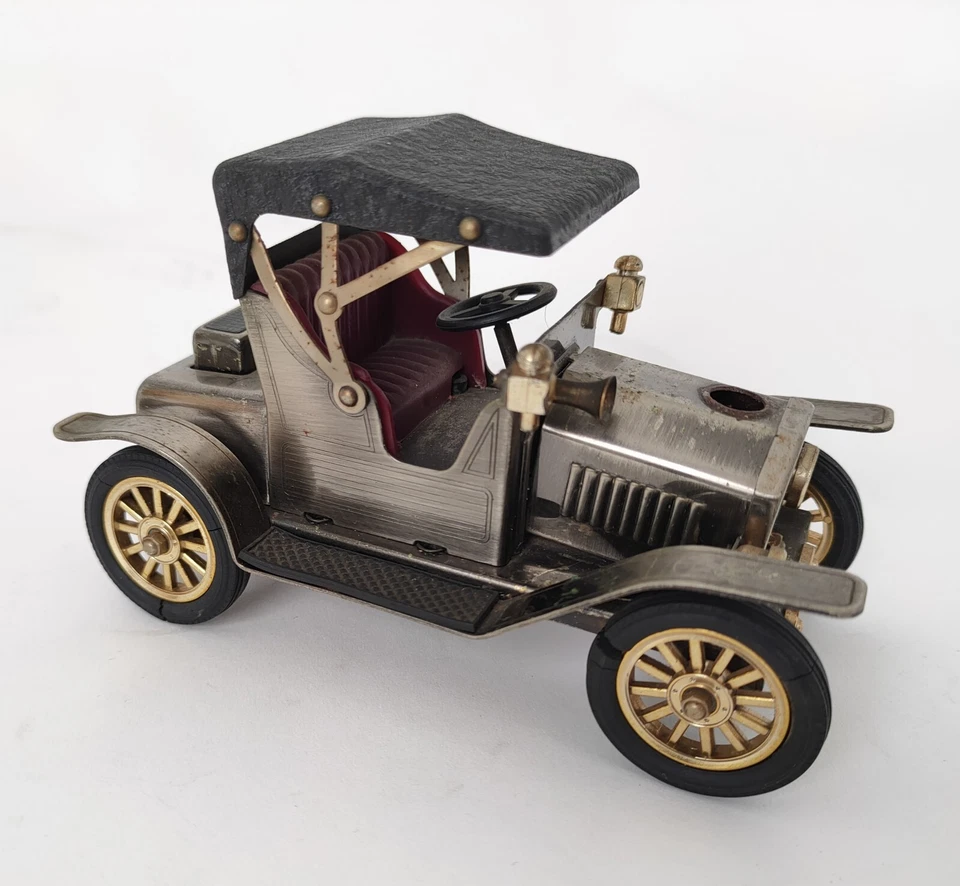 Automodello metallo latta FORD 1908 accendino L 14cm Japan raro-XXX - Immagine 2 di 4