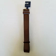 Men's Clubroom Denim Leather Belt. Size 40