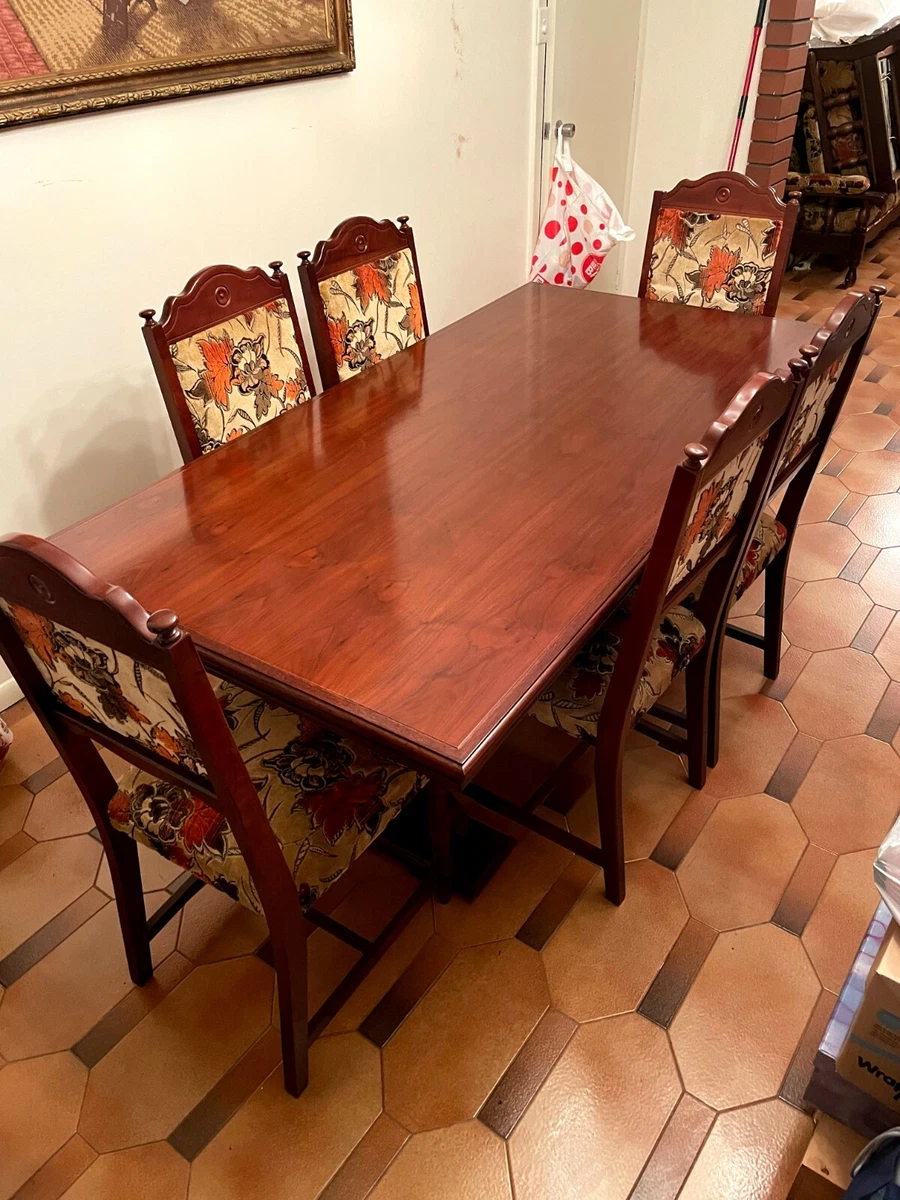 Antique rosewood on sale dining table