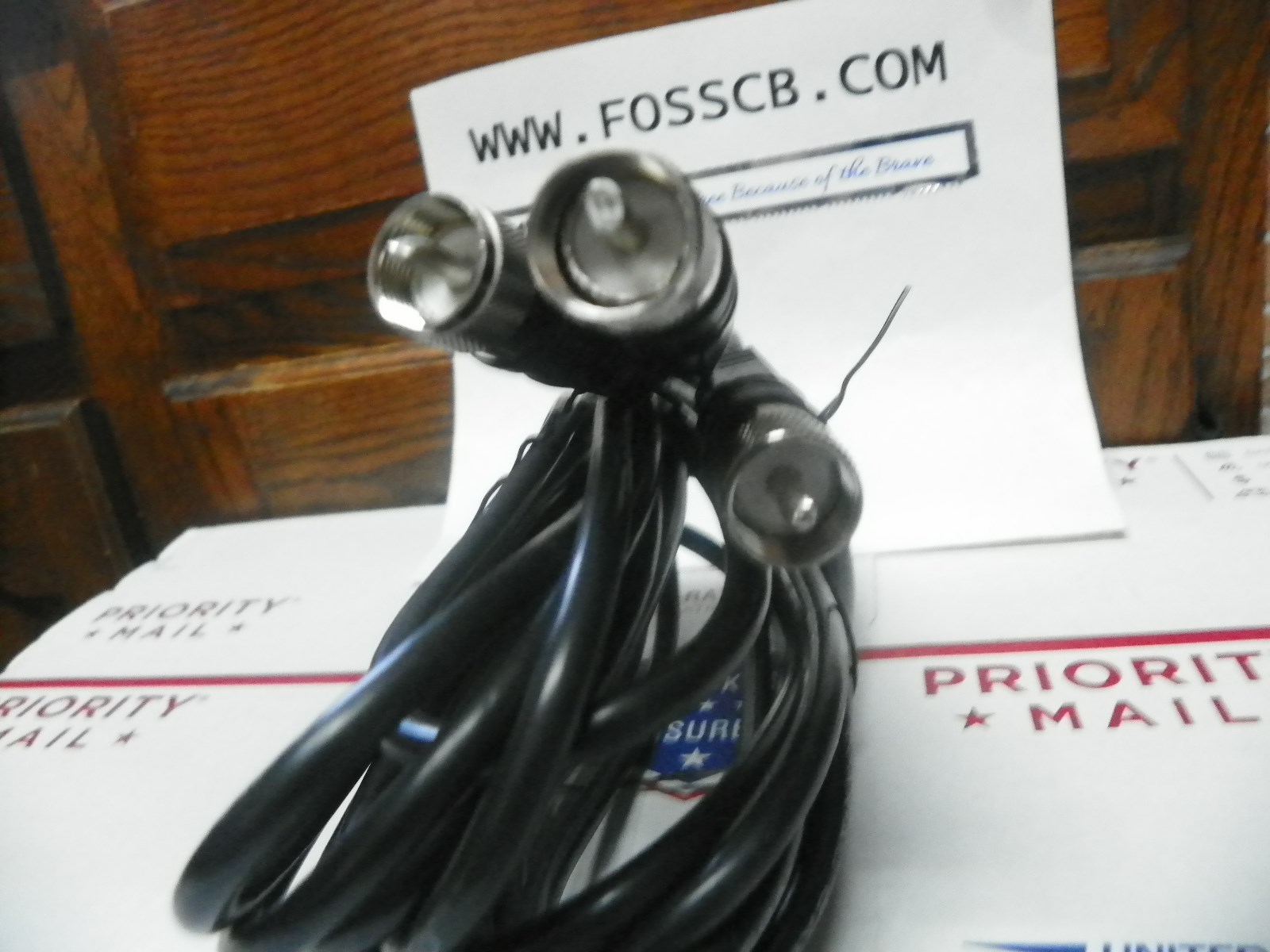 RG59 AU COAX 9 FT CB DUAL CO PHASE NEW W PL259 ENDS CB MOBILE ANTENNA