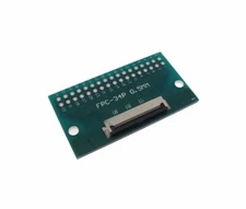 34P 34 Pins FPC to DIP Breakout Board 0.5mm pitch