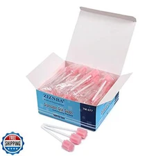 Disposable Oral Swabs, Sterile Dental Sponge Swabsticks Unflavored for Mouth 
