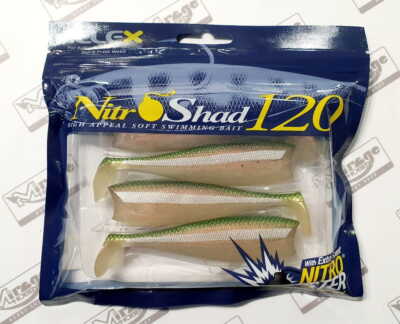 SOFT BAIT ILLEX NITRO SHAD 12cm - SECRET SAND EEL (set 4pcs) [16302]
