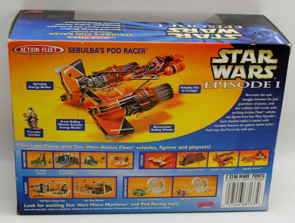 Star Wars Episodio 1 Acción Flota Sebulba's Pod Racer con Mini Figura Sebulba Foto 2 de 2